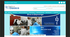 Desktop Screenshot of medicosenoaxaca.com